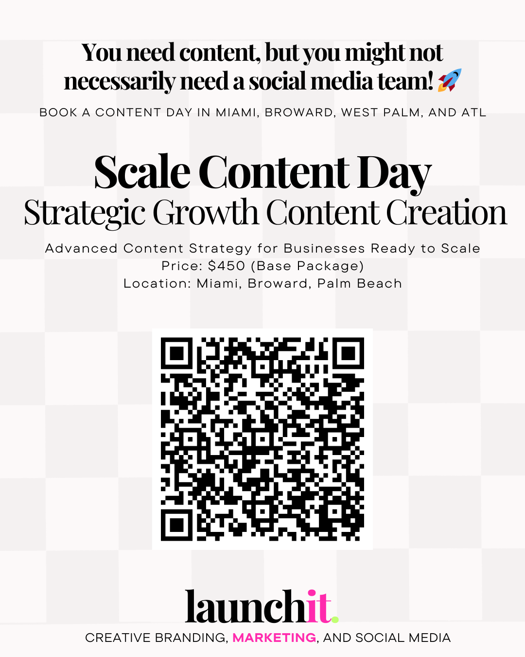 Scale Content Day – Strategic Growth Content Creation ($450)