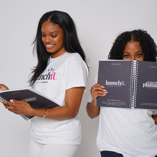 The Intentional Founder Journal — 160-Page Daily Mindset, Productivity & Affirmation Planner (Physical Edition)