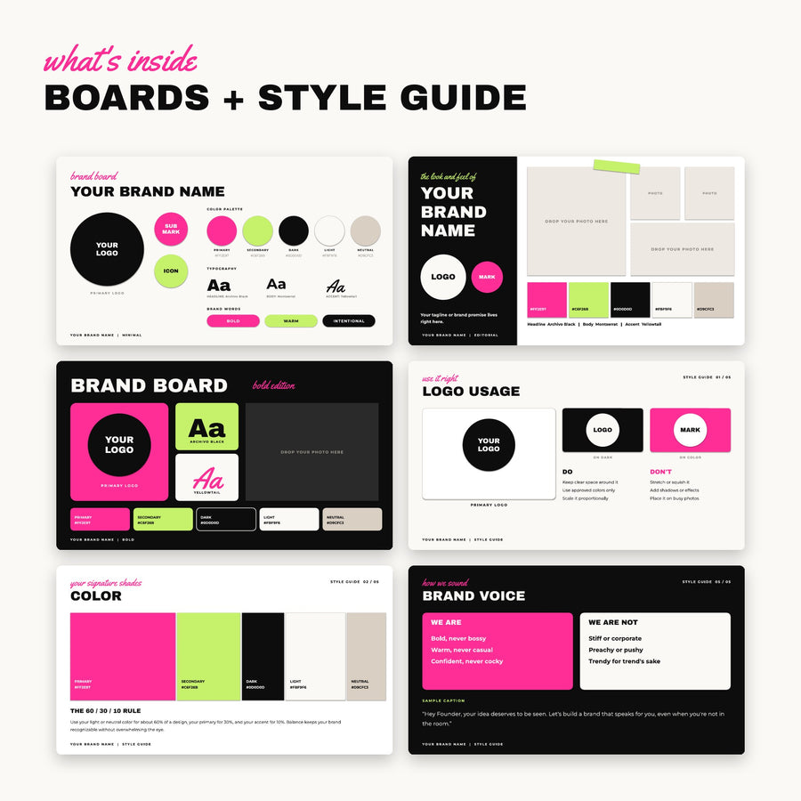 The Brand Board Mini Kit