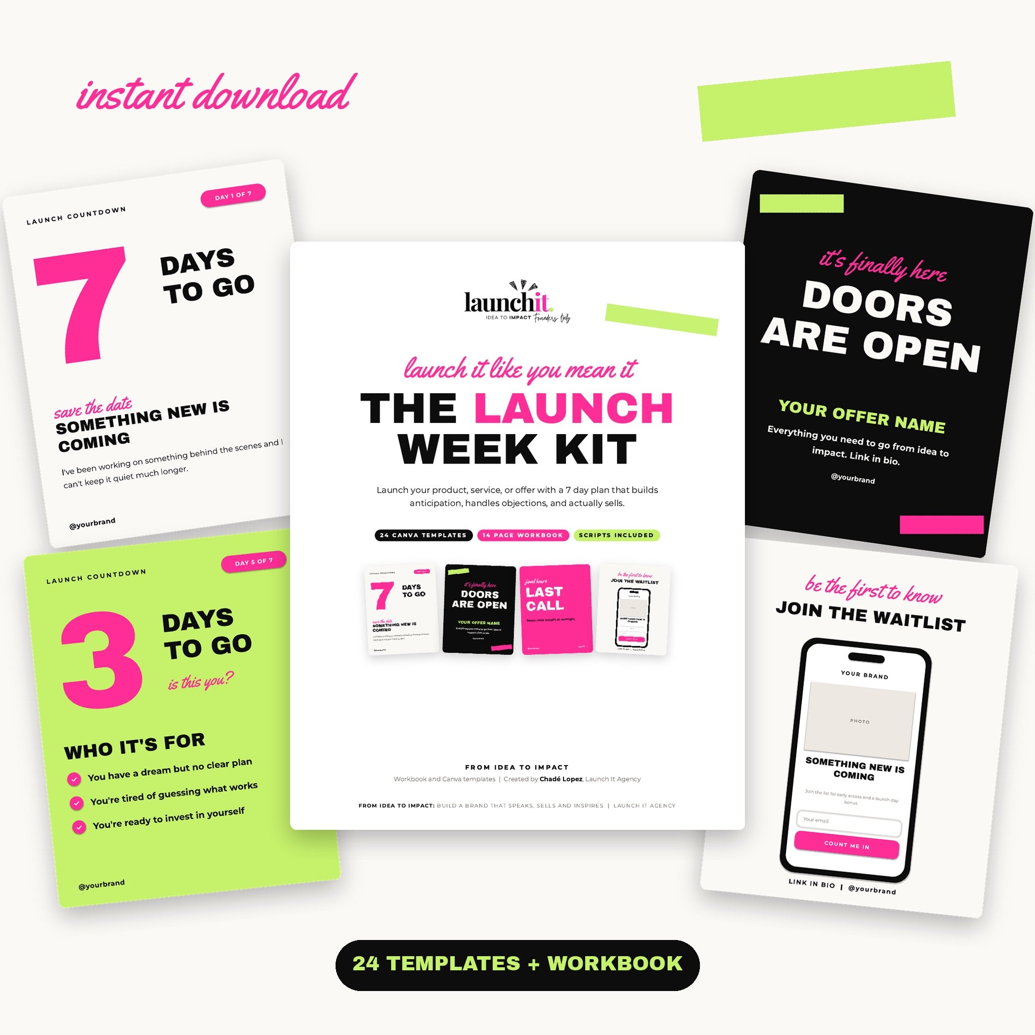 The Launch Week Kit Shopify product photograph