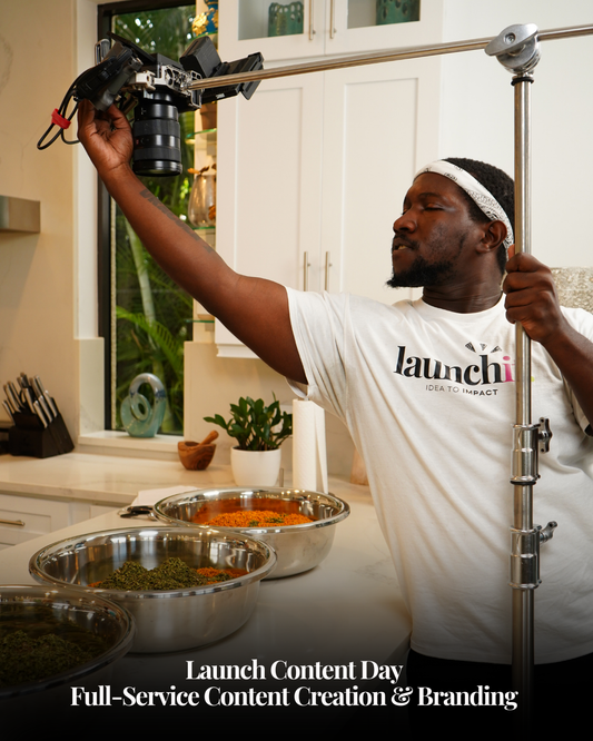 Launch Content Day – Full-Service Content Creation & Branding ($700)