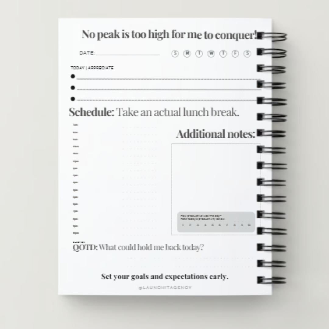 Launch It Intentional Planner – Digital (Printable) Edition