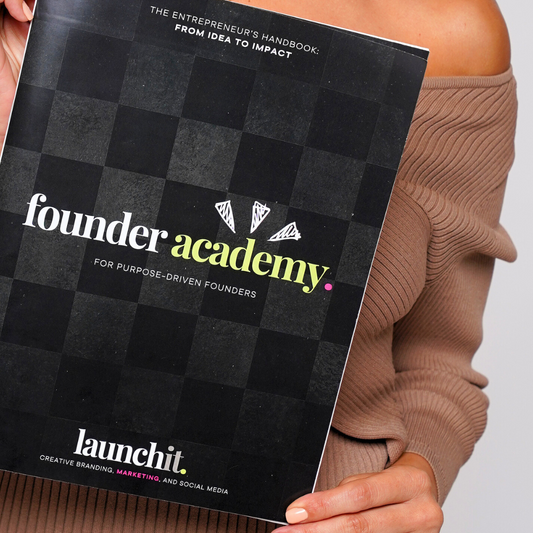 Founder Academy: Pre-Course Companion — Entrepreneur Mindset, Branding & Business Clarity Workbook (Digital Download)