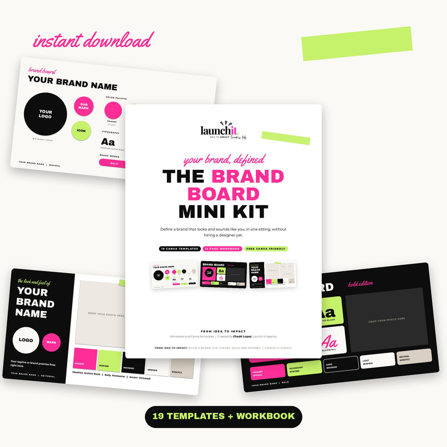 The Brand Board Mini Kit