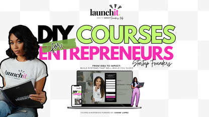 Digital Workbook & Templates: DIY Branding & Social Media Strategy Course for Founders