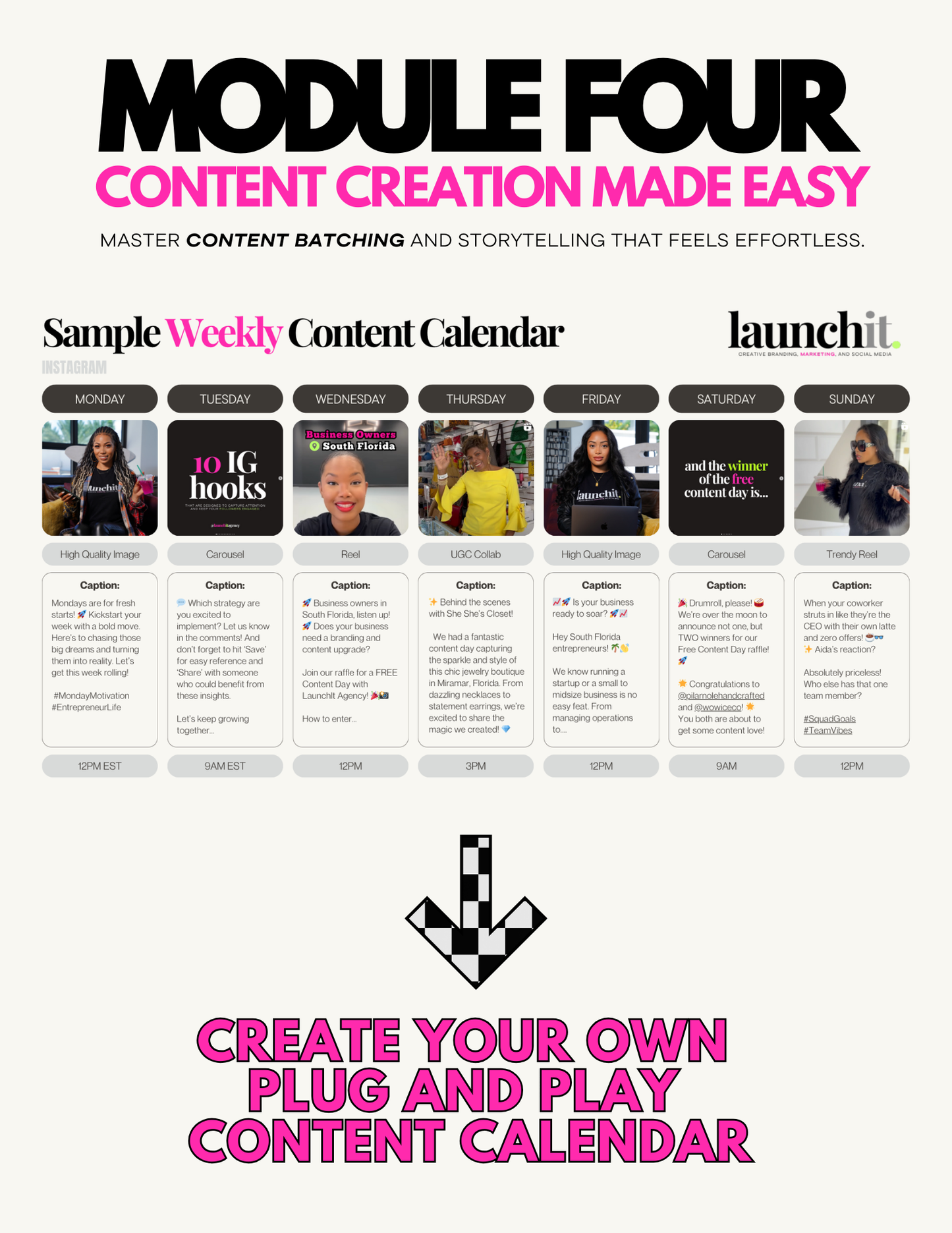 Digital Workbook & Templates: DIY Branding & Social Media Strategy Course for Founders