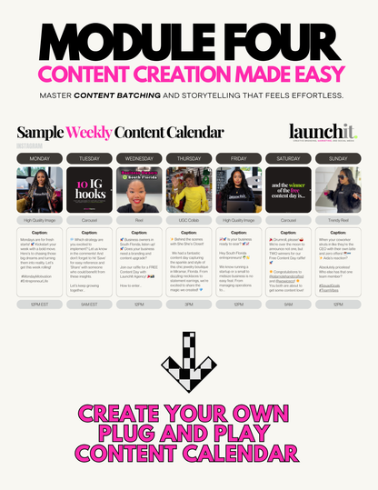Digital Workbook & Templates: DIY Branding & Social Media Strategy Course for Founders